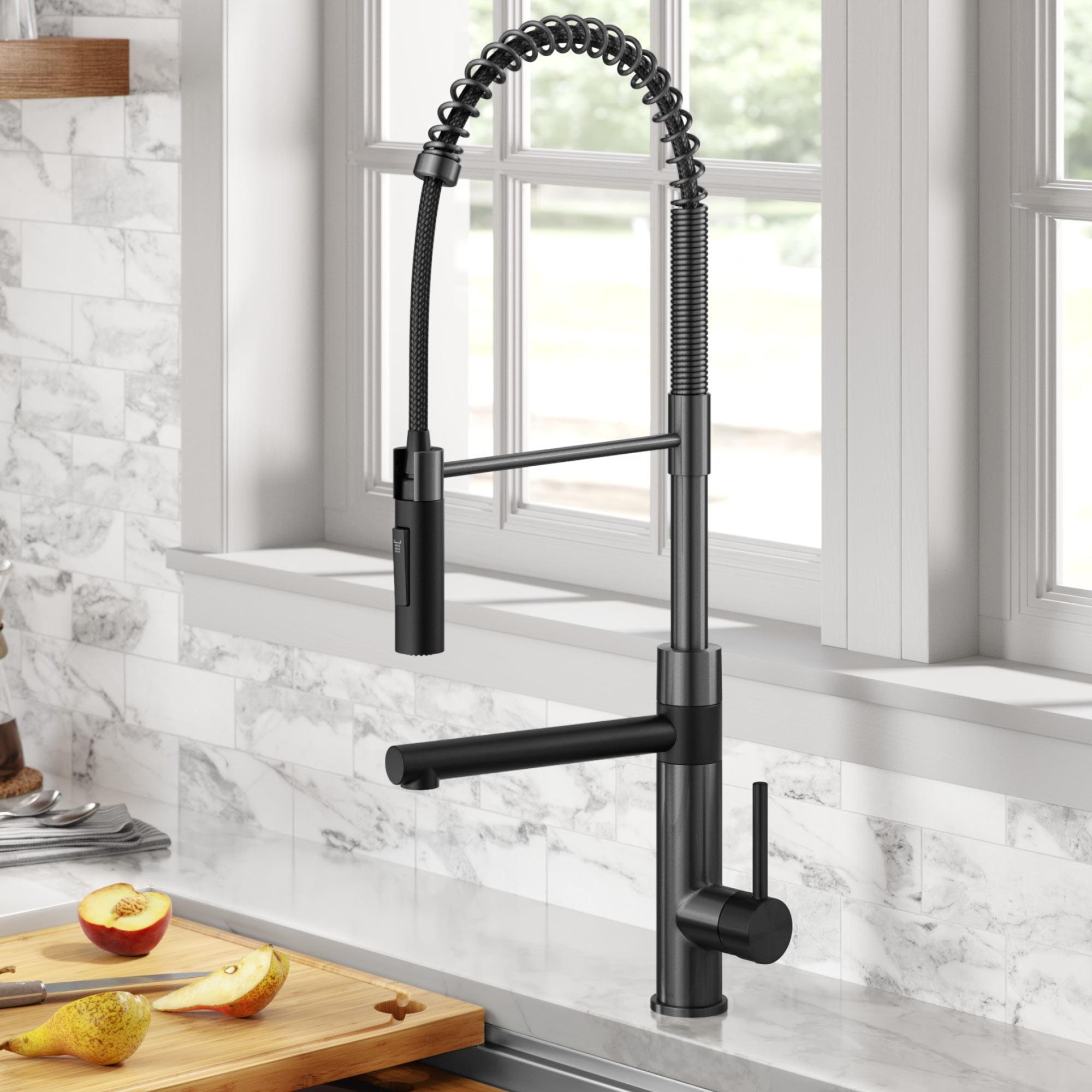 Artec Pro Commercial Style Pull-Down Single Handle Kitchen Faucet with Pot Filler