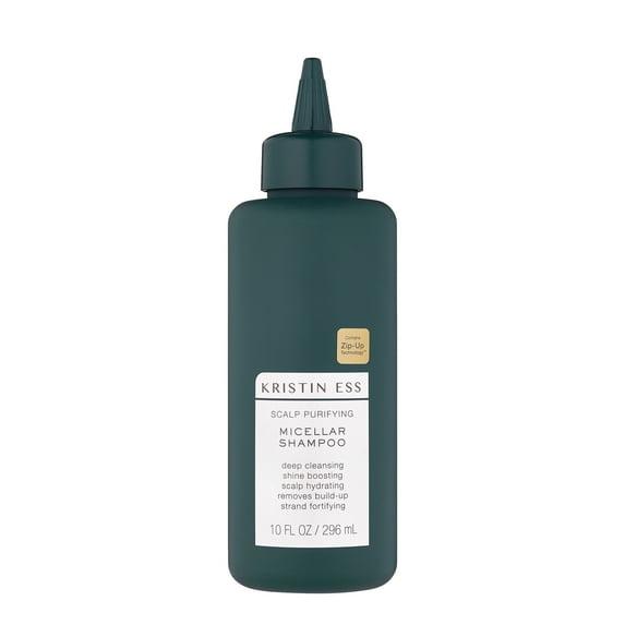 Kristin Ess Hair Scalp Purifying Micellar Shampoo for Deep Cleansing, 10oz