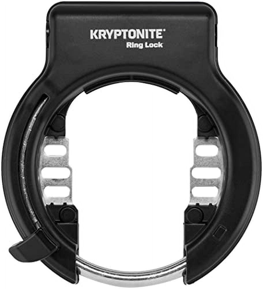 Kryptonite Ring Wheel Lock Black Includes Flexible Mount Non-Key Retaining