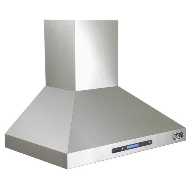Kucht Kucht 36" Stainless Steel 900 CFM Wall Range Hood with Baffle Filter