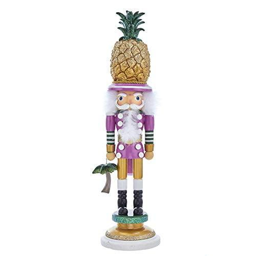 Kurt Adler Hollywood Pineapple Hat Nutcracker