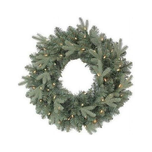 Kurt Adler 24" Lighted Polyvinyl Chloride (PVC) Wreath