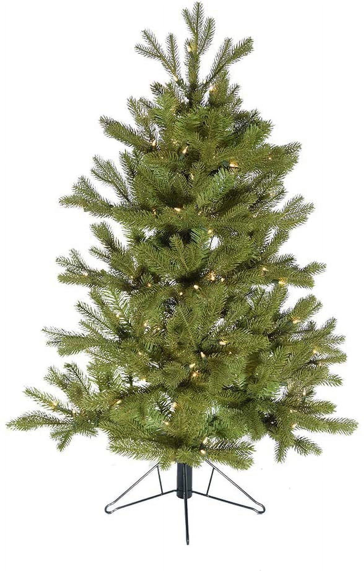 5-Foot Green Pine Pre-Lit Christmas Tree with Stand