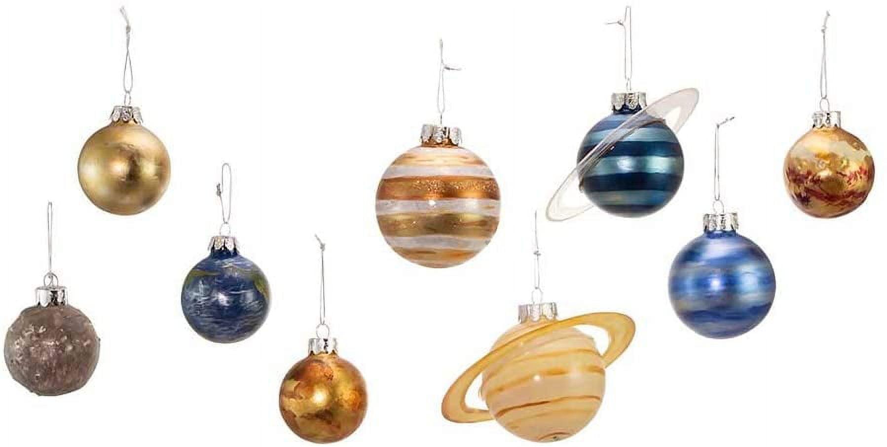 Solar System Planets Christmas Tree Ornament Set, 9-Piece