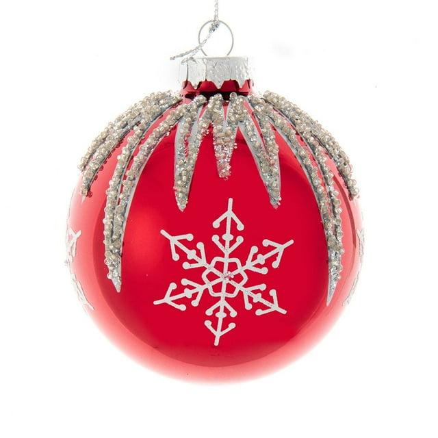 Kurt Adler Glass Ball Ornament (Set of 6)