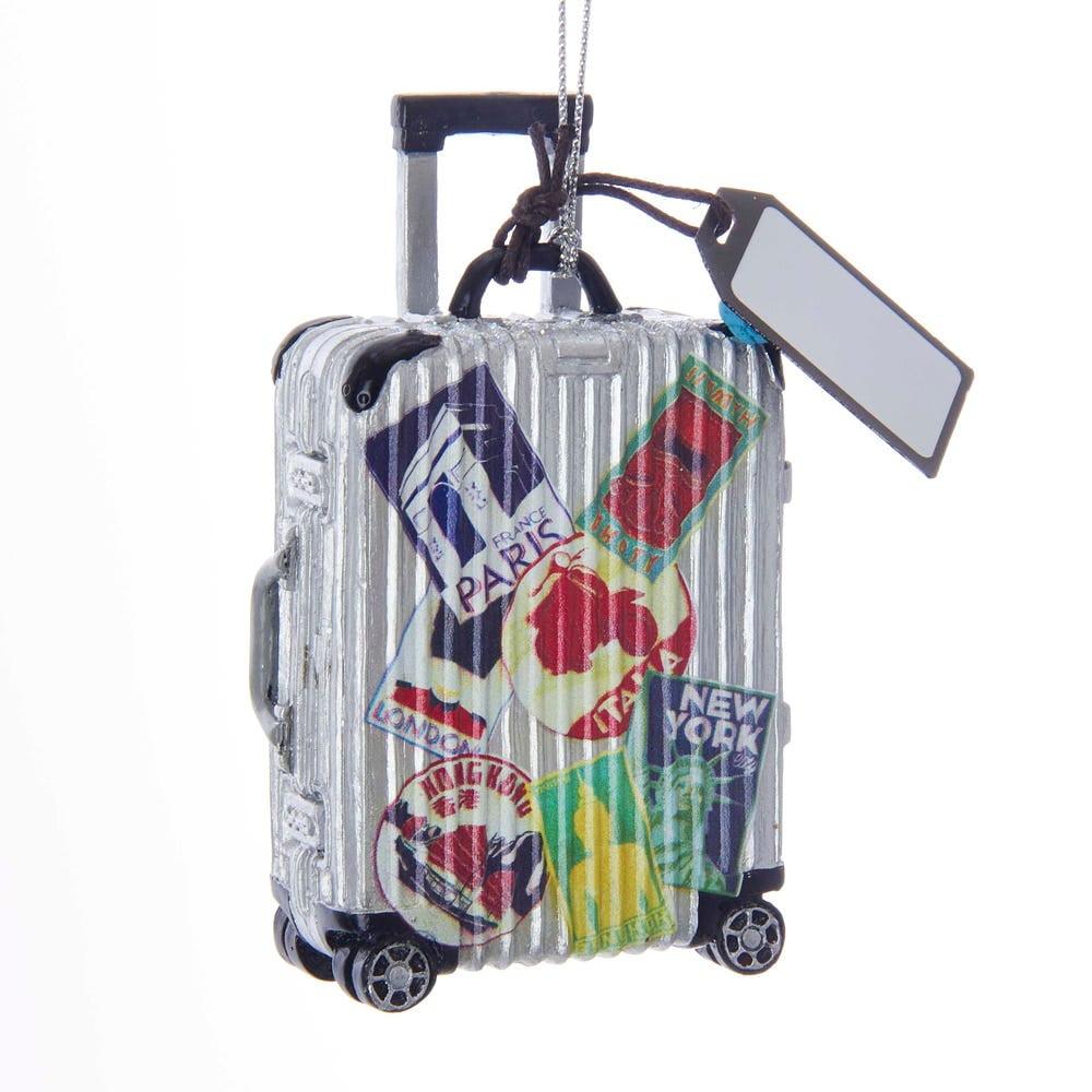 Kurt Adler Travel Luggage Resin Christmas Ornament