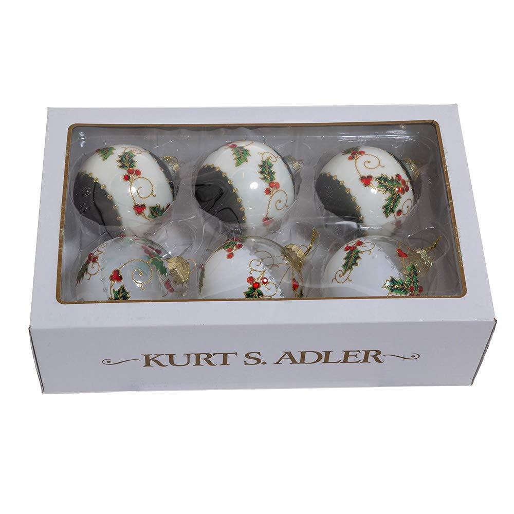 Kurt Adler Glass Ball Ornament