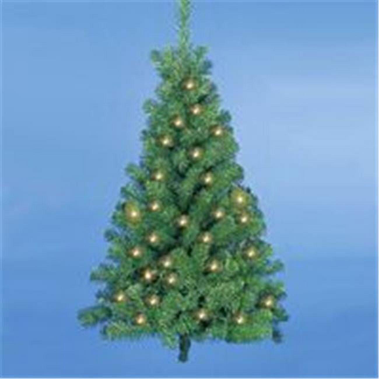 Winter White Tabletop Pine Christmas Tree with Lights