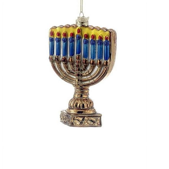 Noble Gems 5.0 Inch Menorah Celebration Lights Tabernacle Tree Ornaments