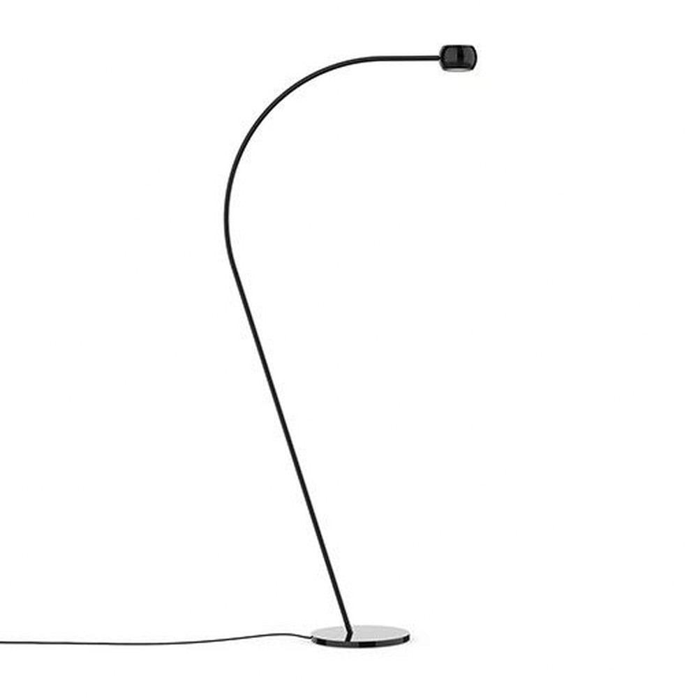 Flux Gloss Black 60" LED Adjustable Floor Lamp