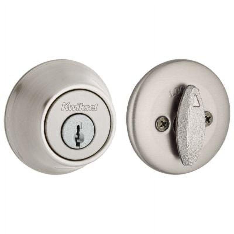 Kwikset 660 Sgl Cyl Deadbolt in SN