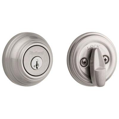 Kwikset Satin Nickel Universal Handing Deadbolt