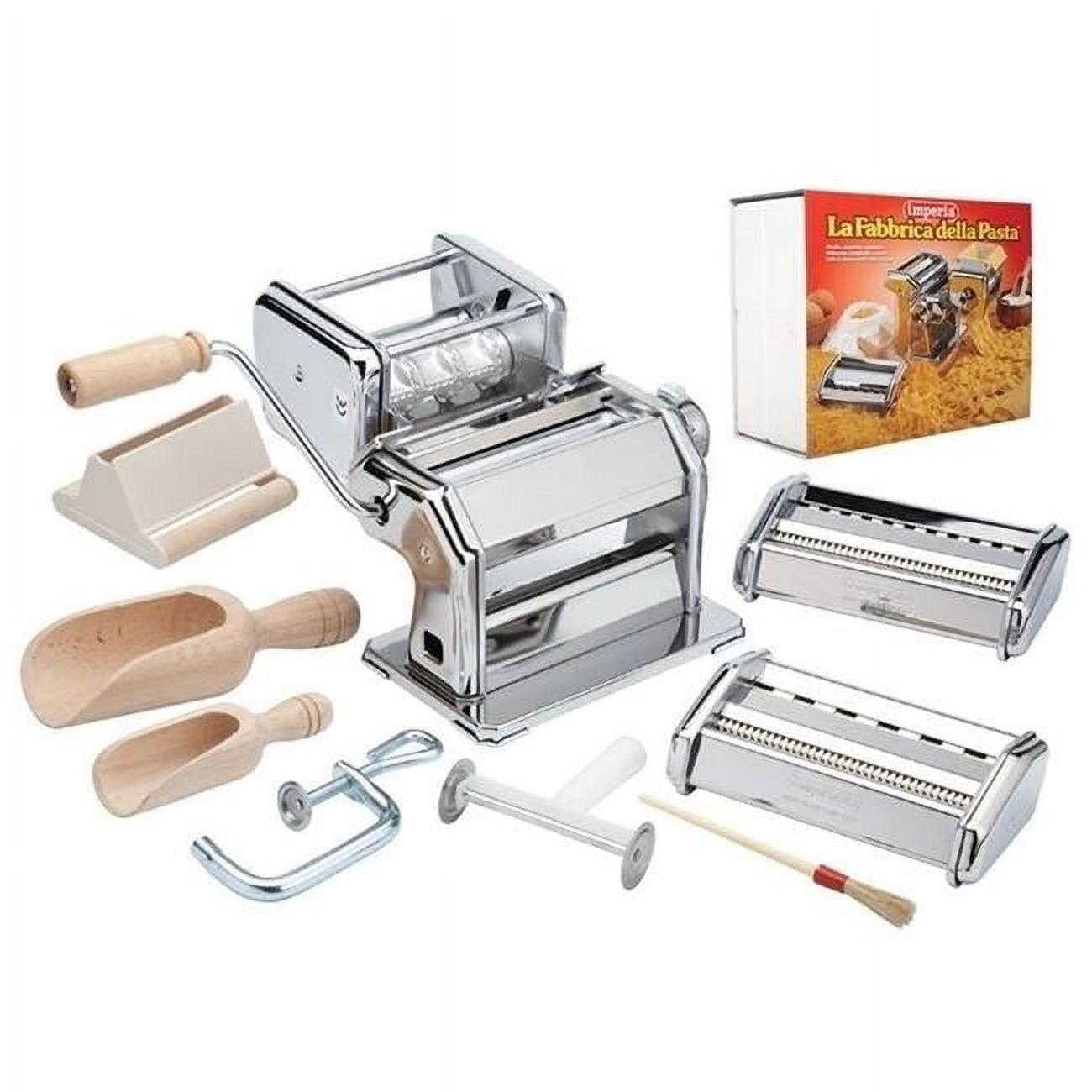 Imperia Stainless Steel Pasta Maker with Attachments