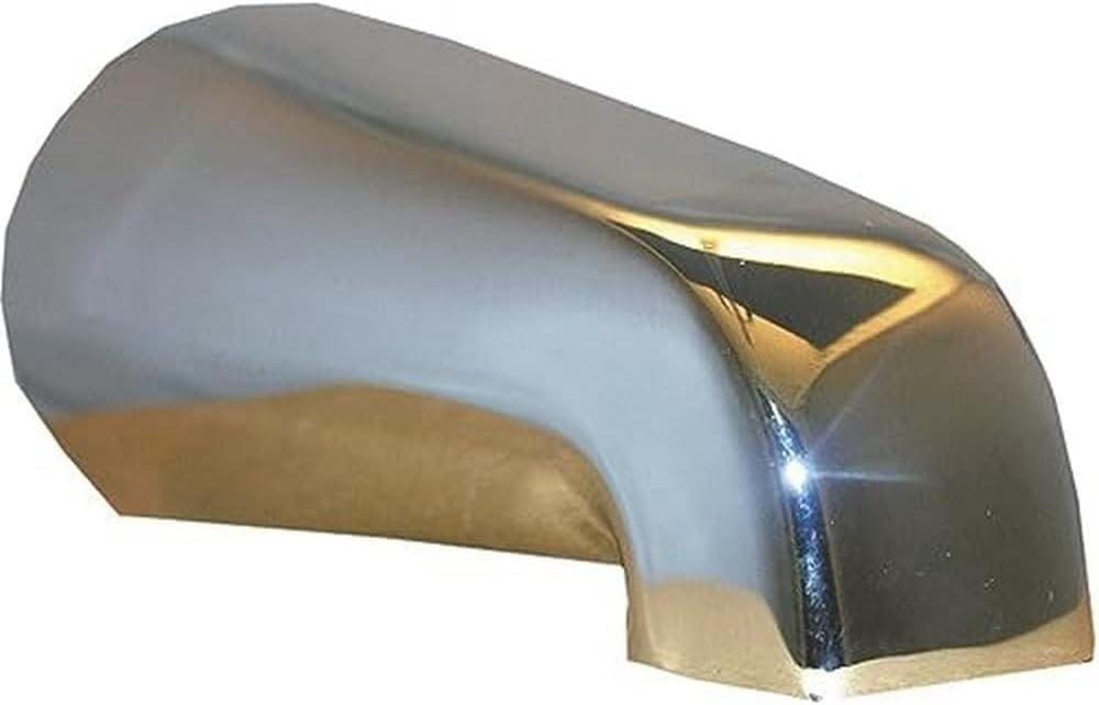 LASCO 08-1071 1/2-Inch Iron Pipe Front Mount Bathtub Spout, Chrome Plated Finish