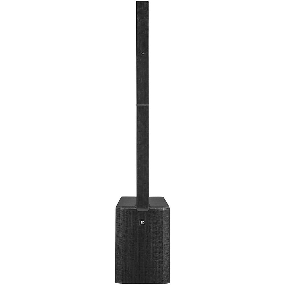 Black Portable Column PA System with Mixer