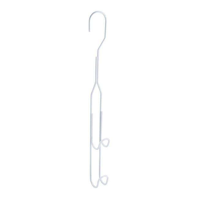 White Metal Shower Caddy Extender with Hook