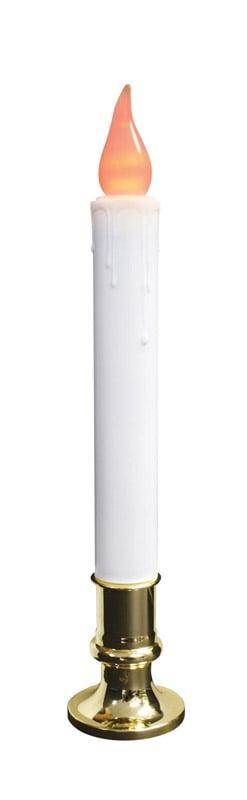 Celebrations LED Golden/White Flickering Candle 9 in. - 4/pack