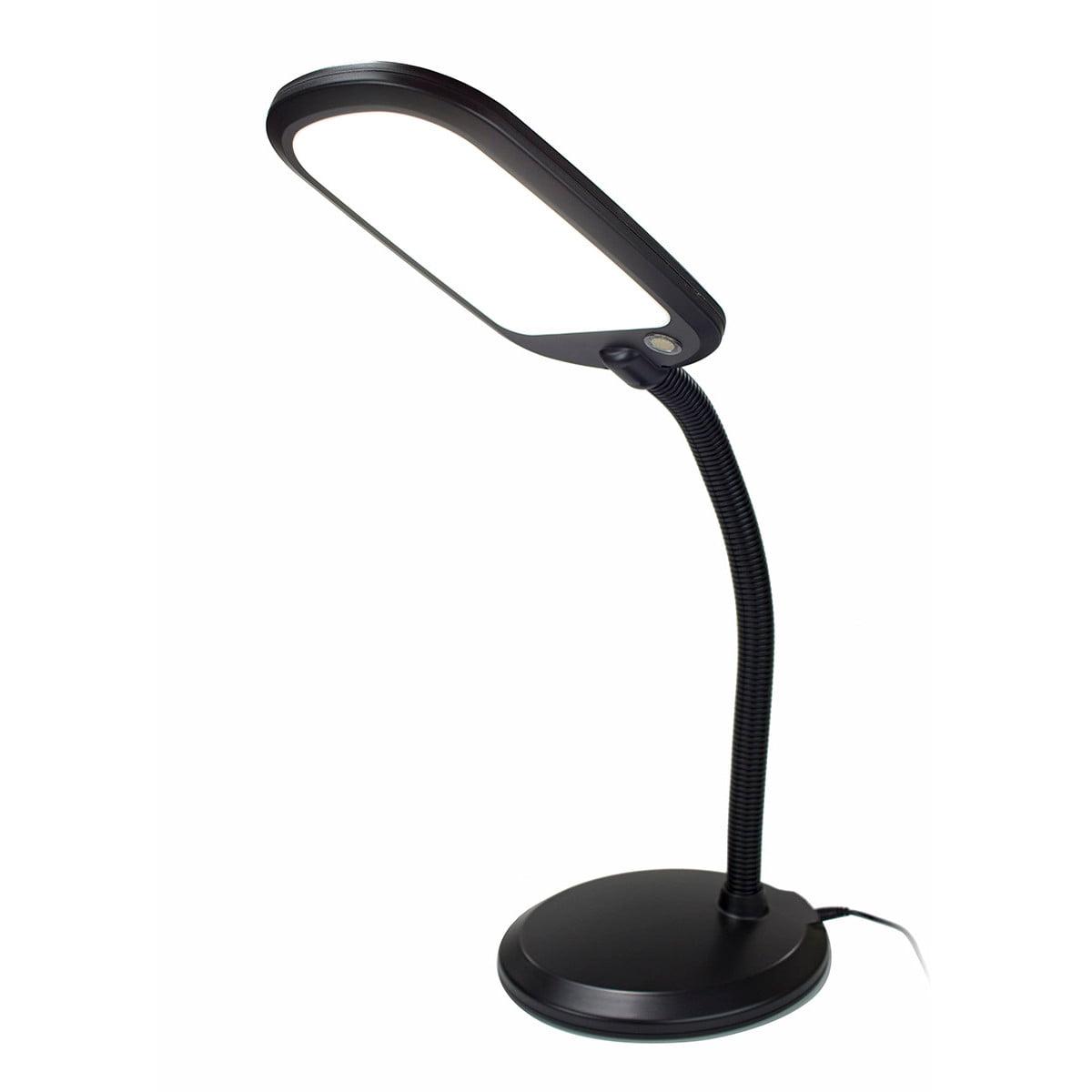 Sleek Arc Adjustable Kids' Desk Lamp in Black with Energy-Efficient LED