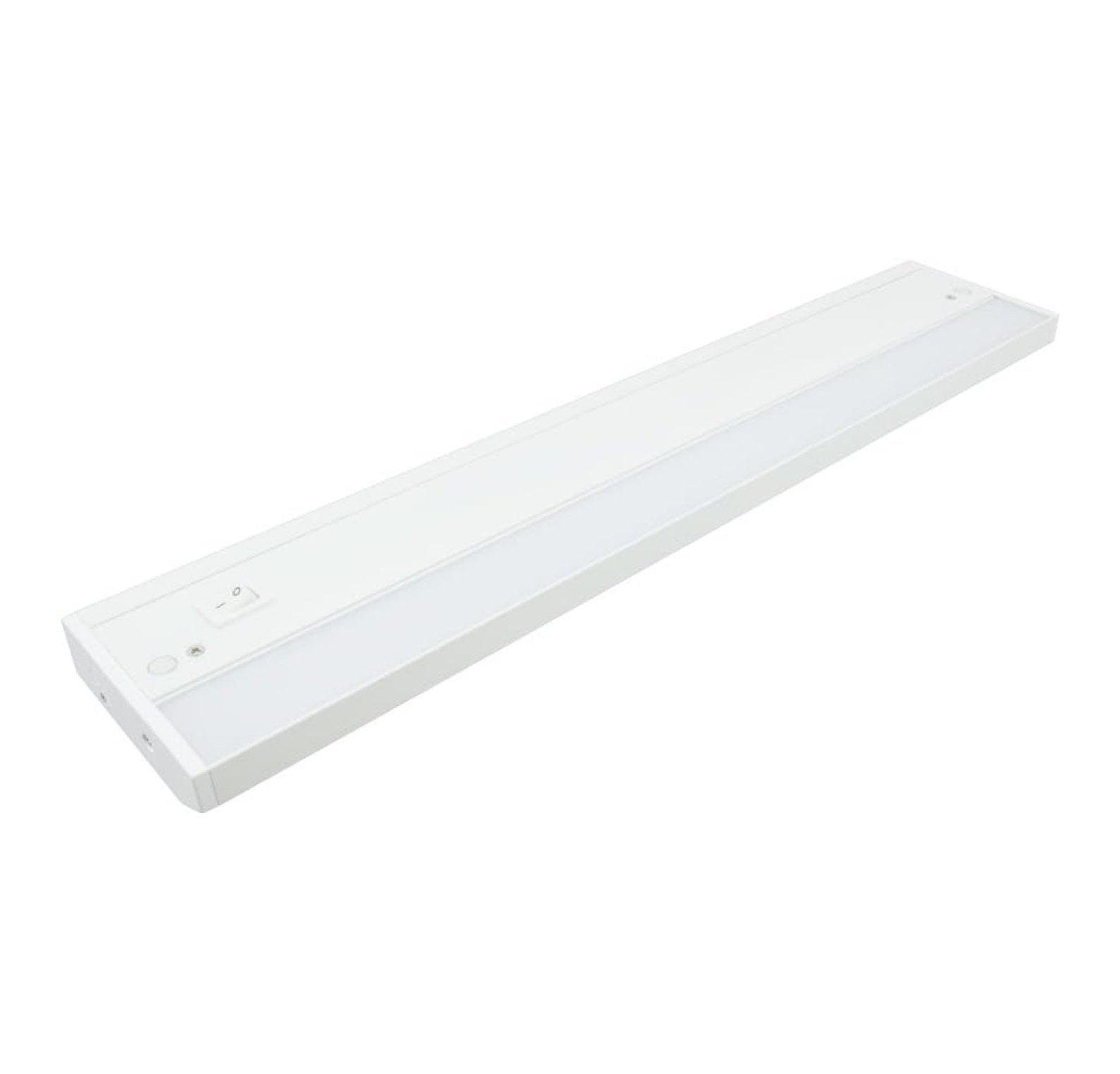 White 18-Inch Dimmable LED Under Cabinet Light Fixture