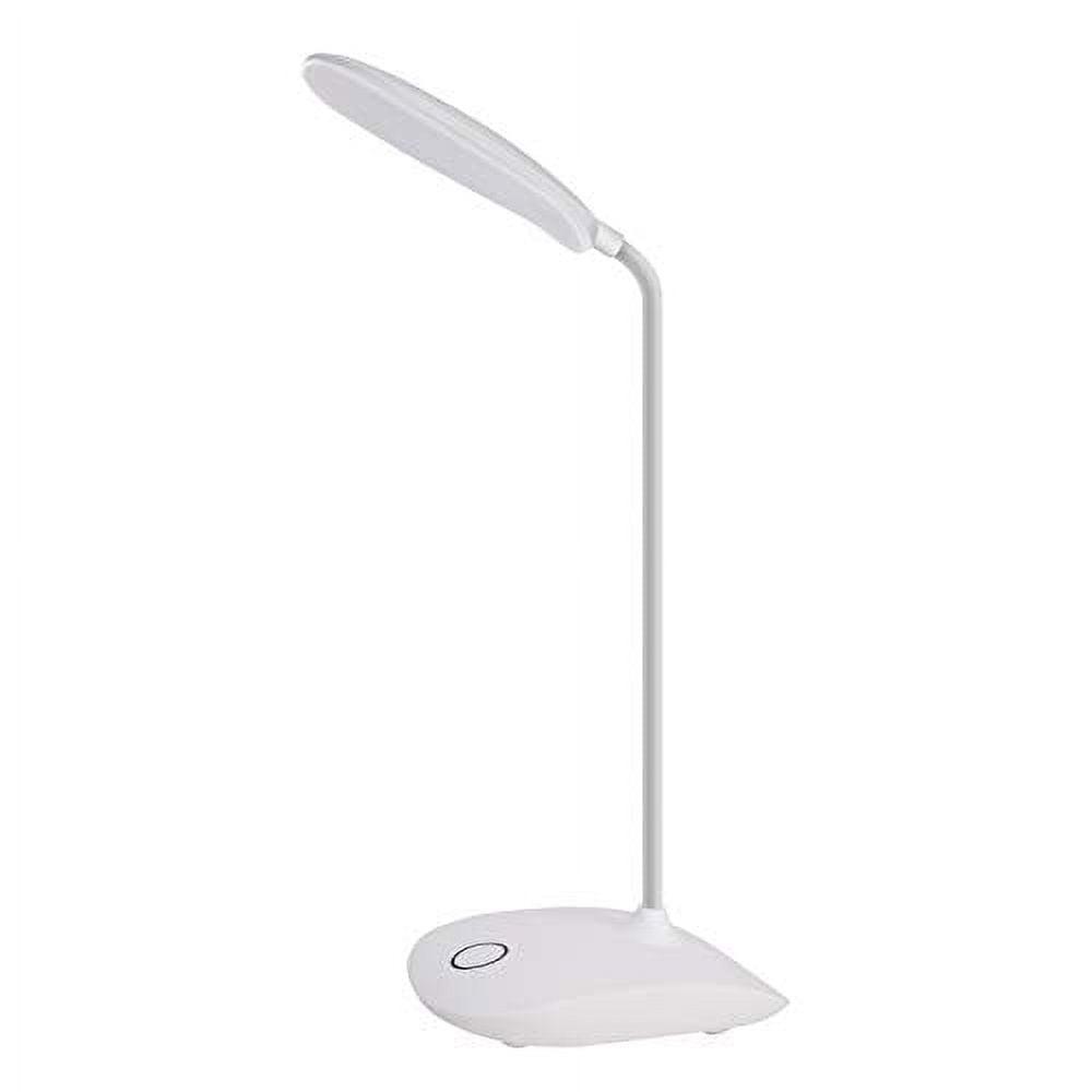 White Cordless Adjustable Touch LED Desk Lamp