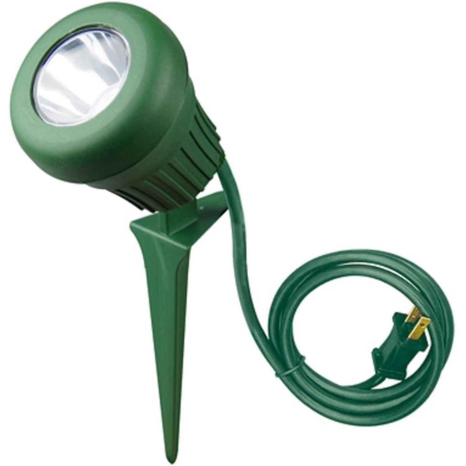 EcoBright Green LED 60W Stake Outdoor Flood Light with Color Lenses