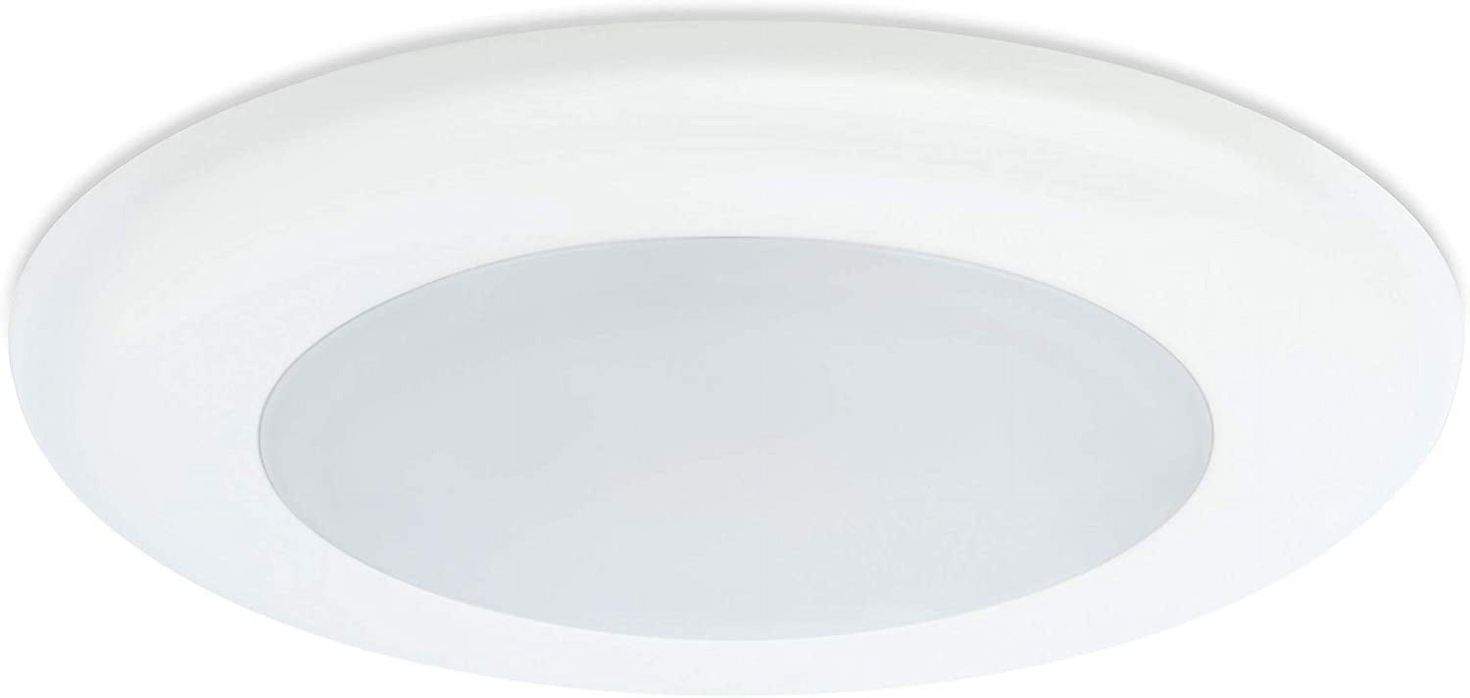 Contemporary 4" Dimmable White LED Ceiling Light, 650 Lumens