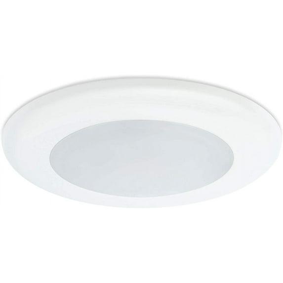 LED Surface Flush Mount Ceiling Light, 4", 10W, 650 Lumens, (100W Equivalent) Dimmable, 3000K Warm White, Surface Mount LED Downlight ETL, White Finish, Wet Location, ETL