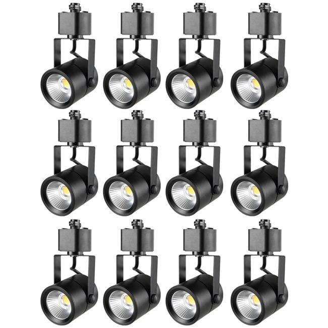 BENTISM 12 Pack 6.5W LED Track Lighting Heads Dimmable H Type Fixtures 3000K 470lm