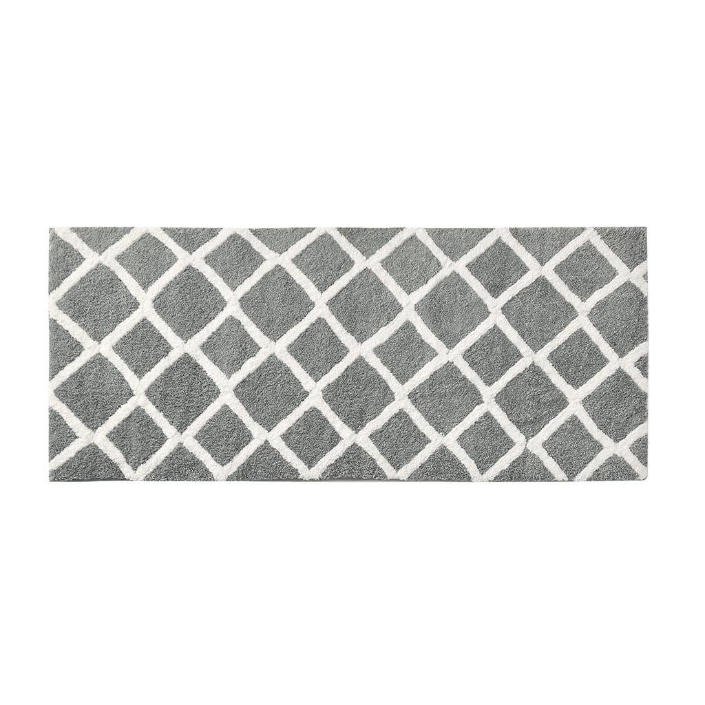 Arlo Reversible Tufted Microfiber Bath Rug