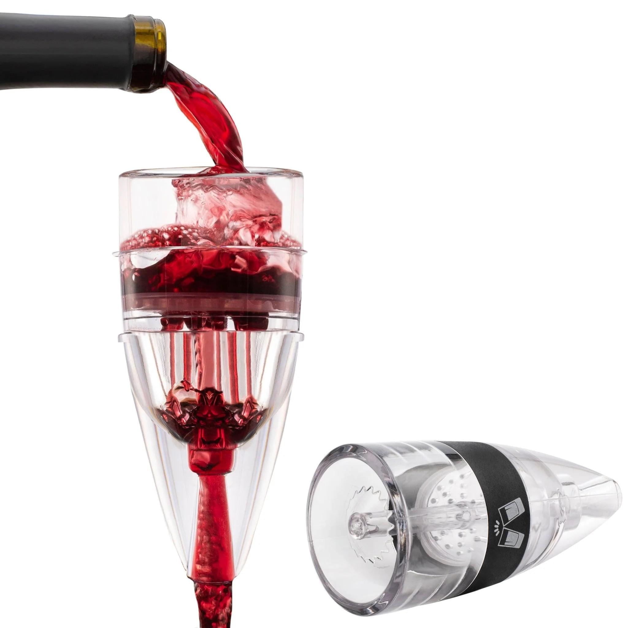 LEMONSODA Wine Aerator Pourer - Classic Wine Aerator with Wine Stopper, Stand and Travel Bag