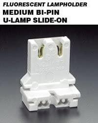 Leviton 13180-U Medium Base Bi-Pin U-Shaped Lamp Fluorescent Lampholder