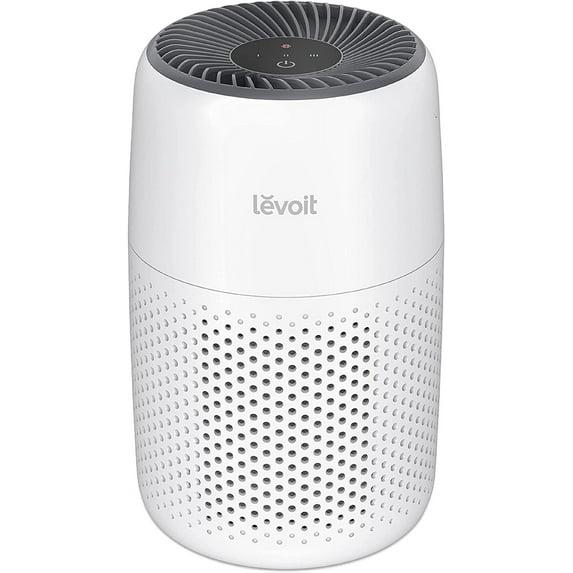 LEVOIT Air Purifiers for Bedroom Home, 3-in-1 Filter Cleaner with Fragrance Sponge for Better Sleep, Filters Smoke, Allergies, Pet Dander, Odor, Dust, Office, Desktop, Portable, Core Mini, White