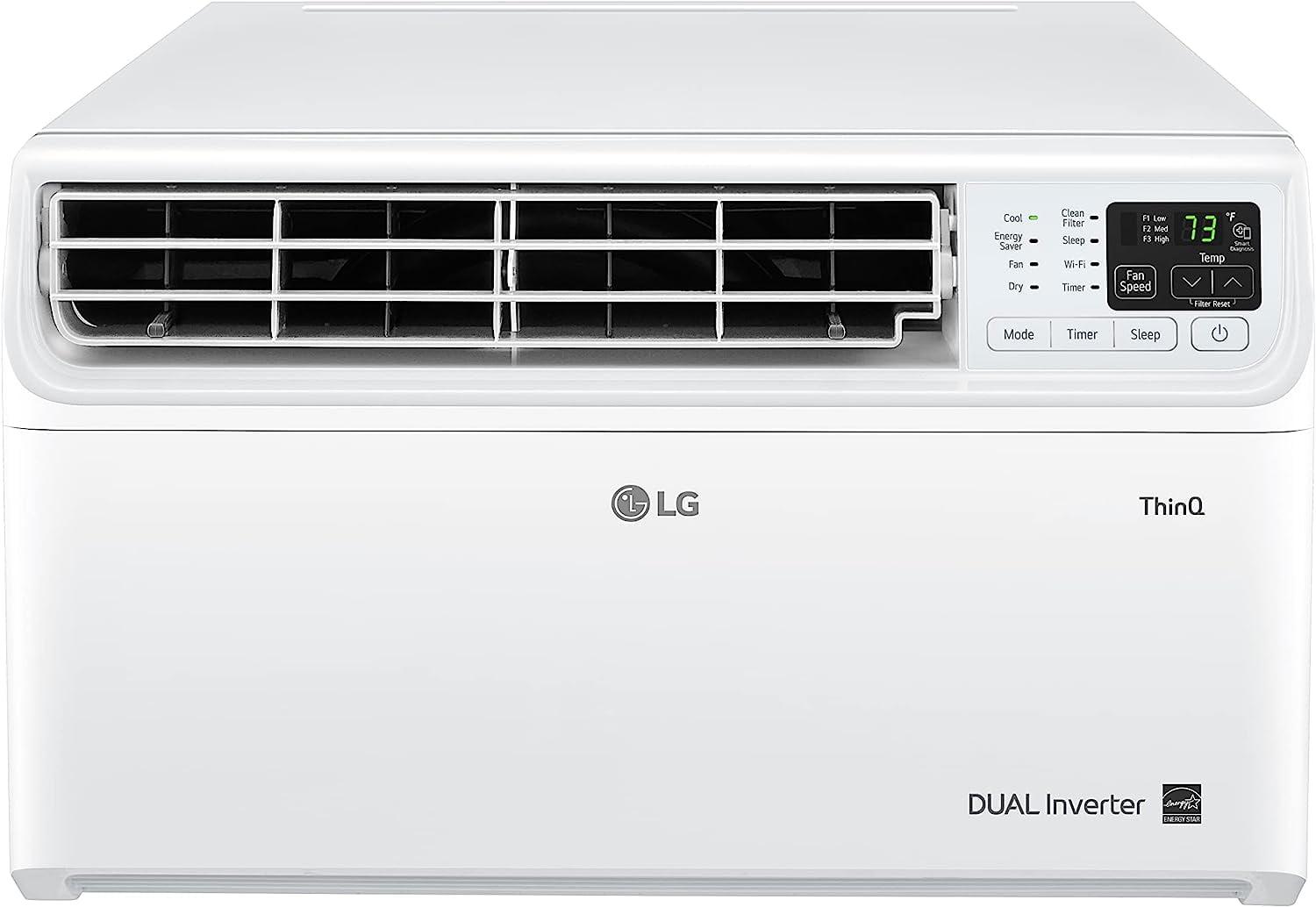 LG 10,000 Btu Dual Inverter, Smart Wi-fi Window Air Conditioner, Energy Star