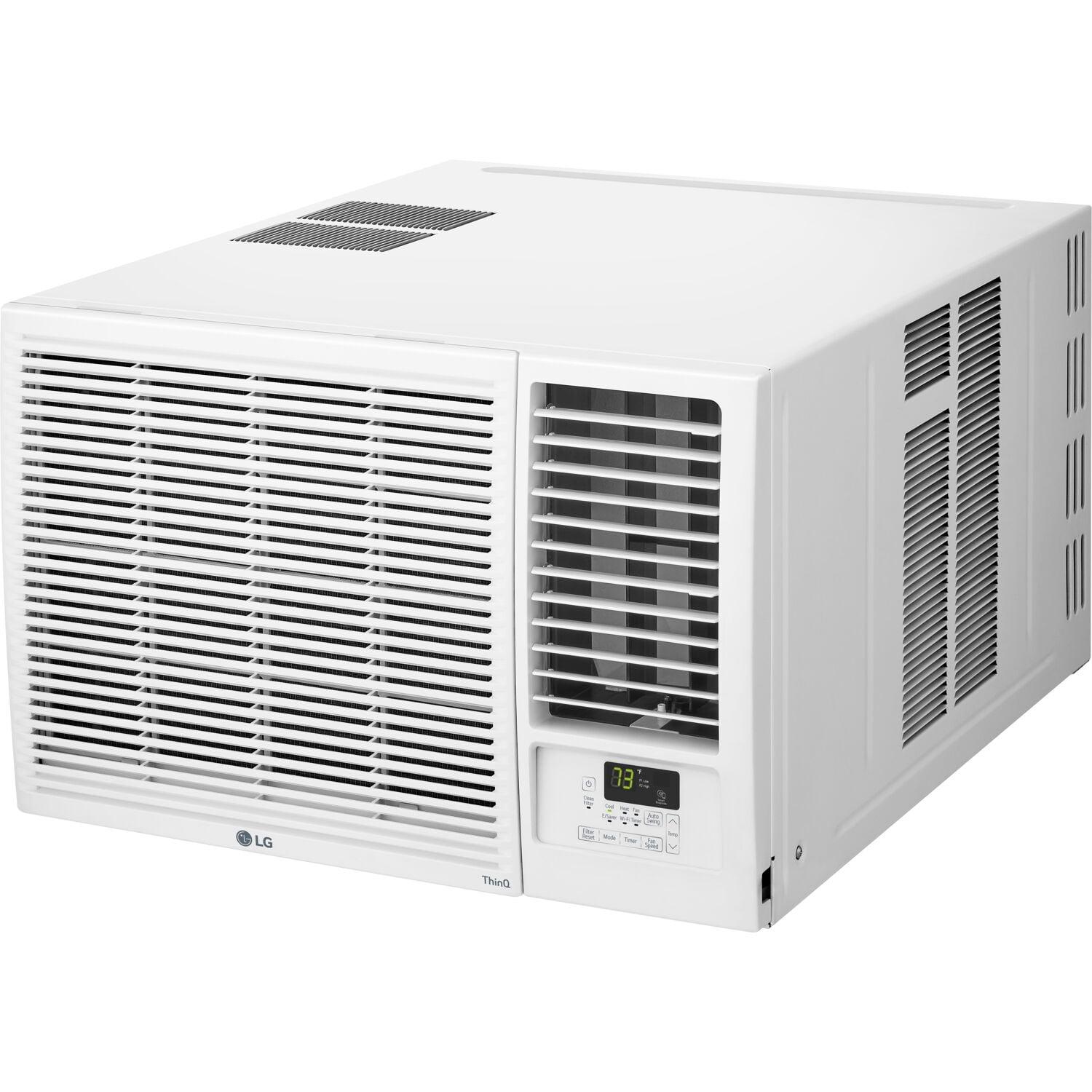 LG 12,200 BTU 230/208V Window Air Conditioner with Cool, Heat and Wi-Fi for 570 Sq. Ft. in White