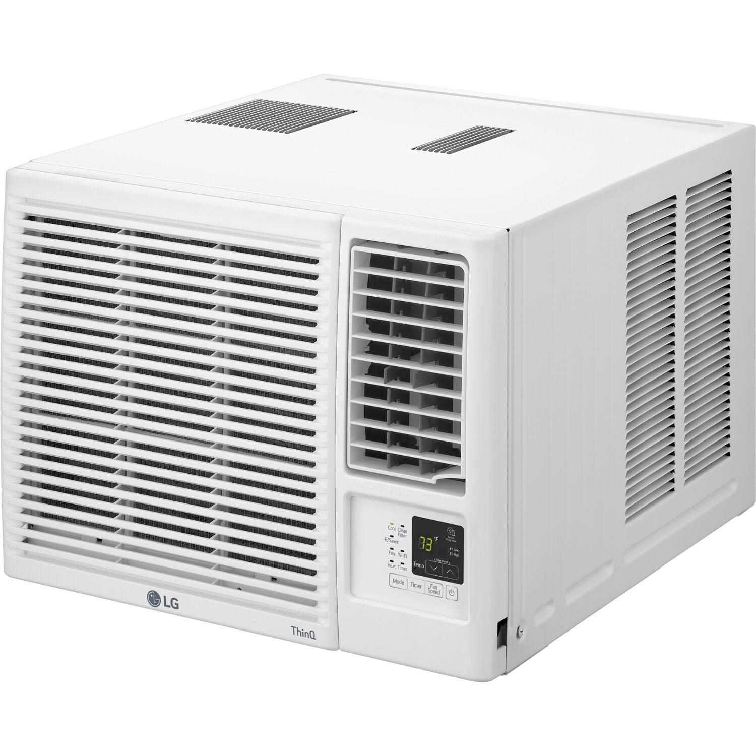 LG Appliances Home Comfort 18000 BTU Wi-Fi Connected Window Air Conditioner for 1000 Square Feet with Heater and Remote Included