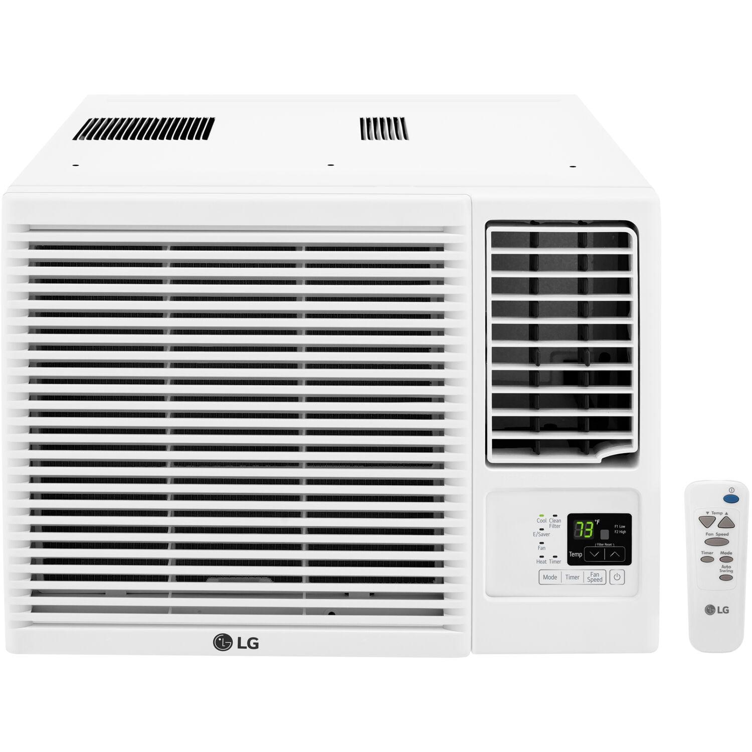 23,000 BTU 230V Window-Mounted Air Conditioner with 11,600 BTU Supplemental Heat Function