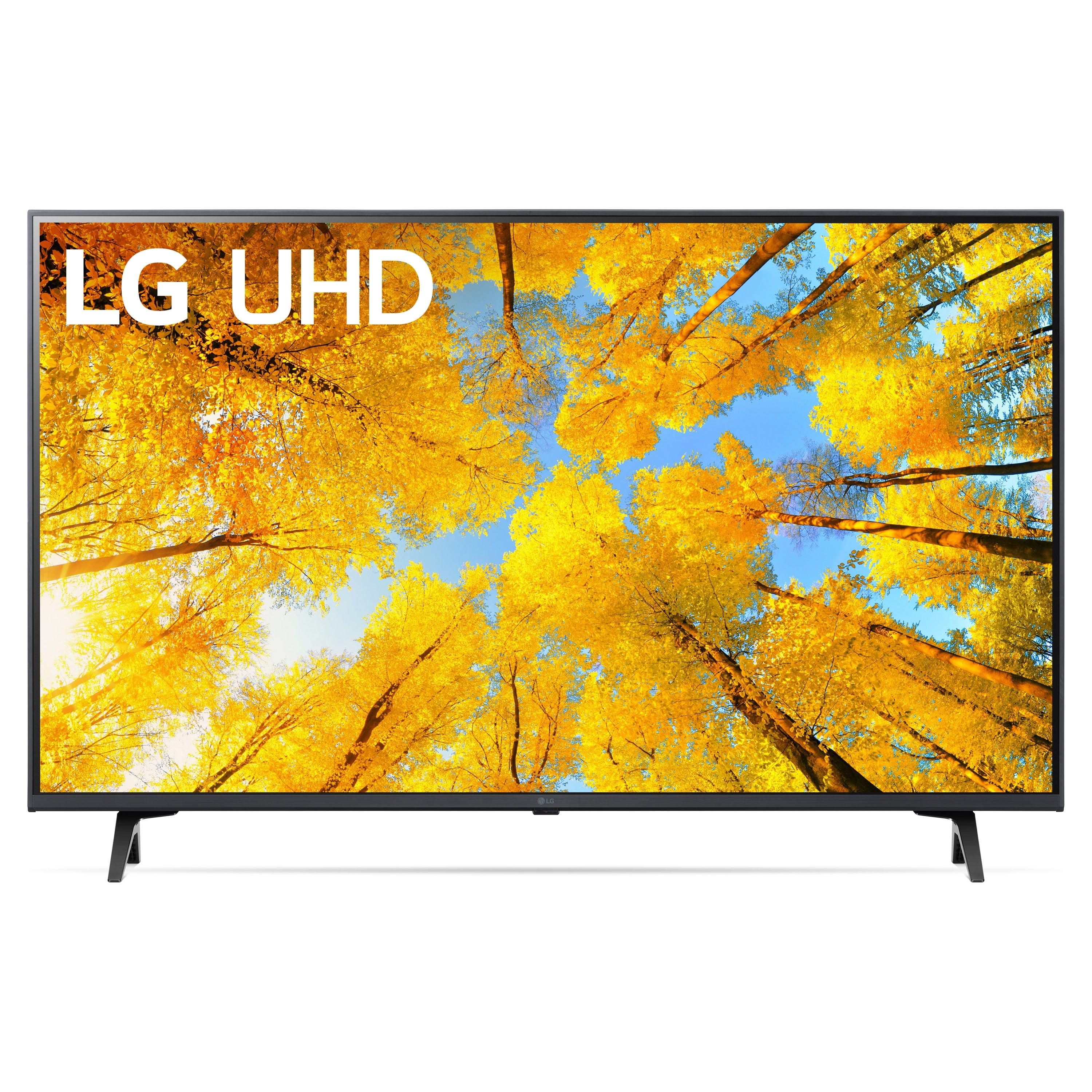 Elegant 43" Gray 4K HDR Smart LED TV with AI Upscaling