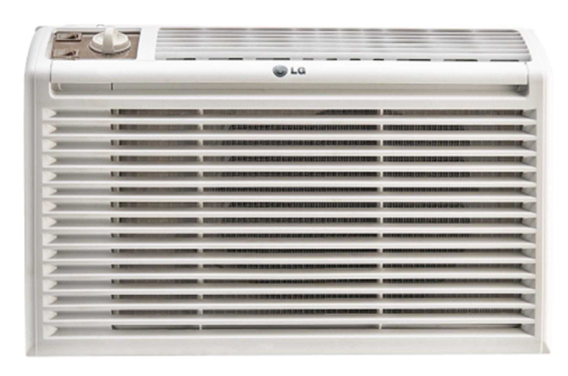 LG 5,000 BTU White Window Air Conditioner with Manual Controls