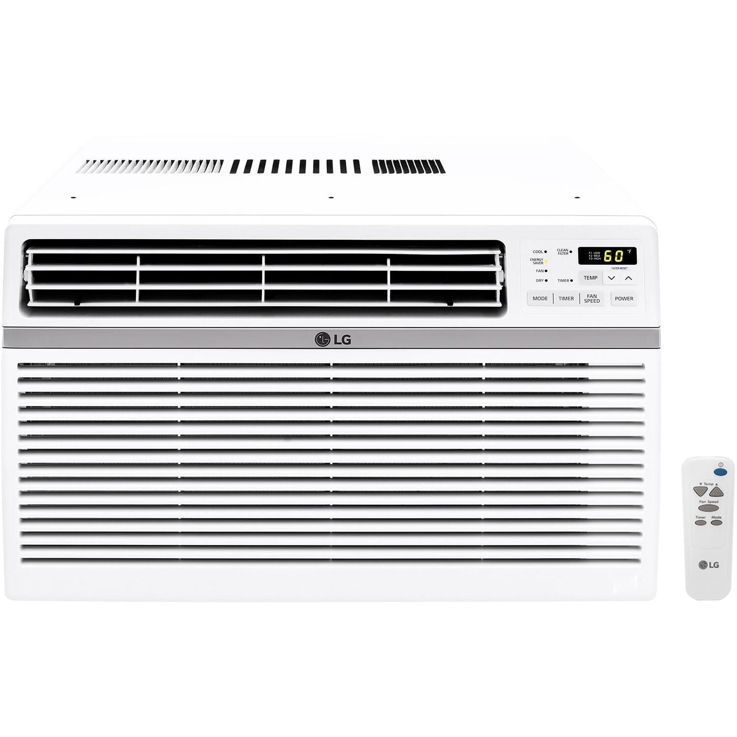 LG 6,000 BTU White Window Air Conditioner with Remote