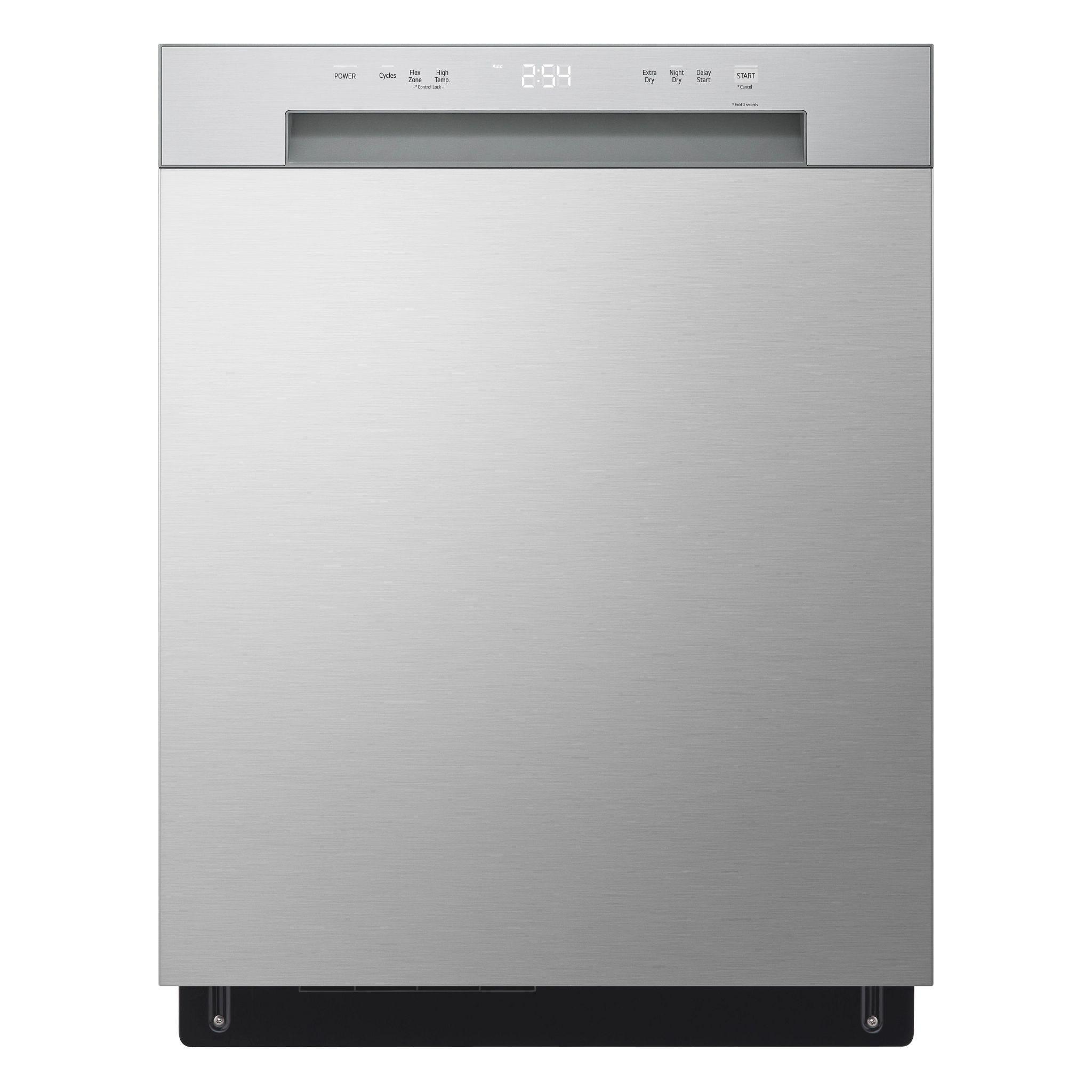 Front Control Dishwasher With Lodecibel Operation And Dynamic Dry