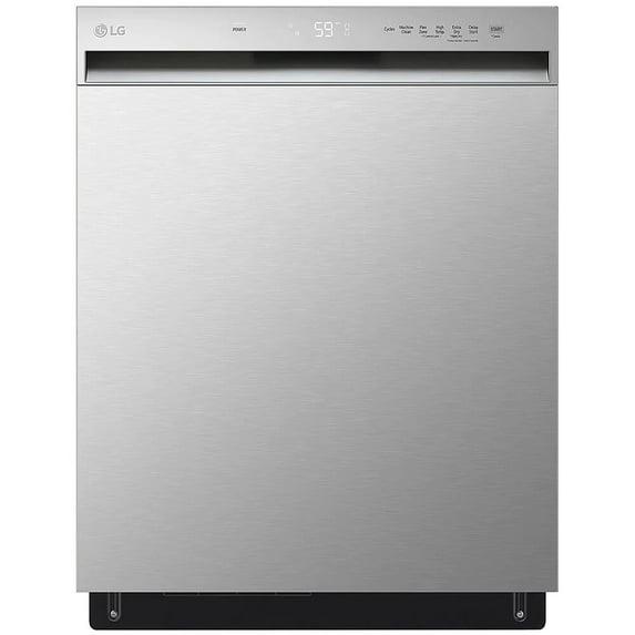 24-inch Wide QuadWash Front Control Dishwasher - Stainless Steel