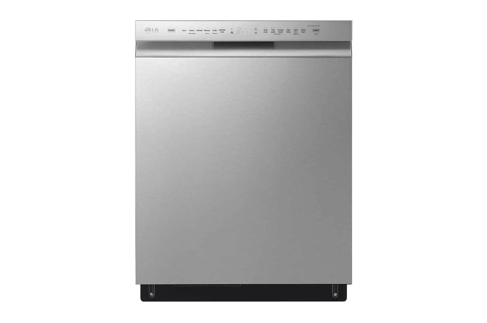 LG 24" QuadWash Dynamic Dry Energy Star Dishwasher in Printproof Stainless Steel