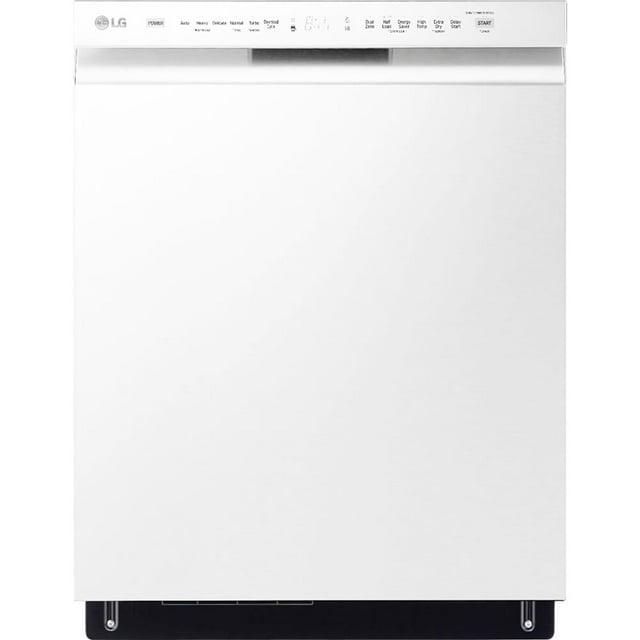 LG 24 in. PrintProof Stainless Steel Front Control Dishwasher with QuadWash, 3rd Rack & Dynamic Dry, 48 dBA
