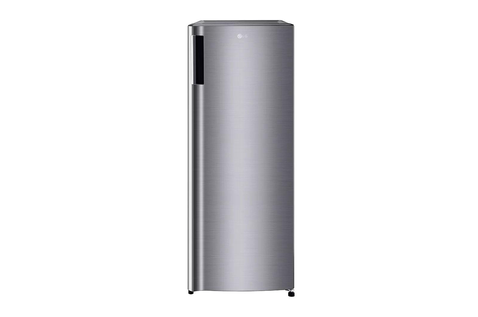 Compact Platinum Silver Single Door Refrigerator with Energy Star