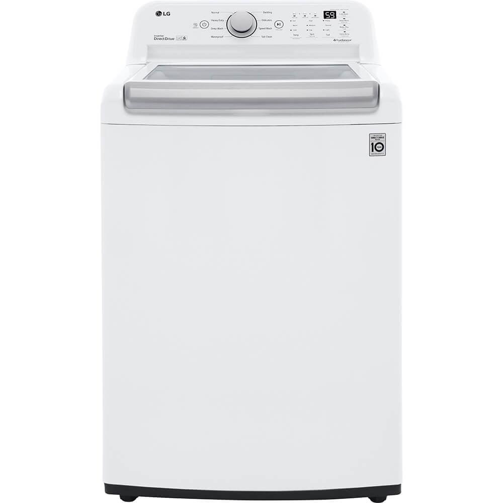 LG WT7150CW 5.0 Cu. Ft. White Mega Capacity Top Load Washer with TurboDrum™ Technology