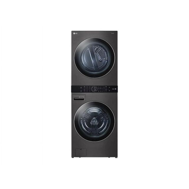 LG Single Unit Front Load WashTower with Center Control 4.5 cu. ft. Washer and 7.4 cu. ft. Gas Dryer