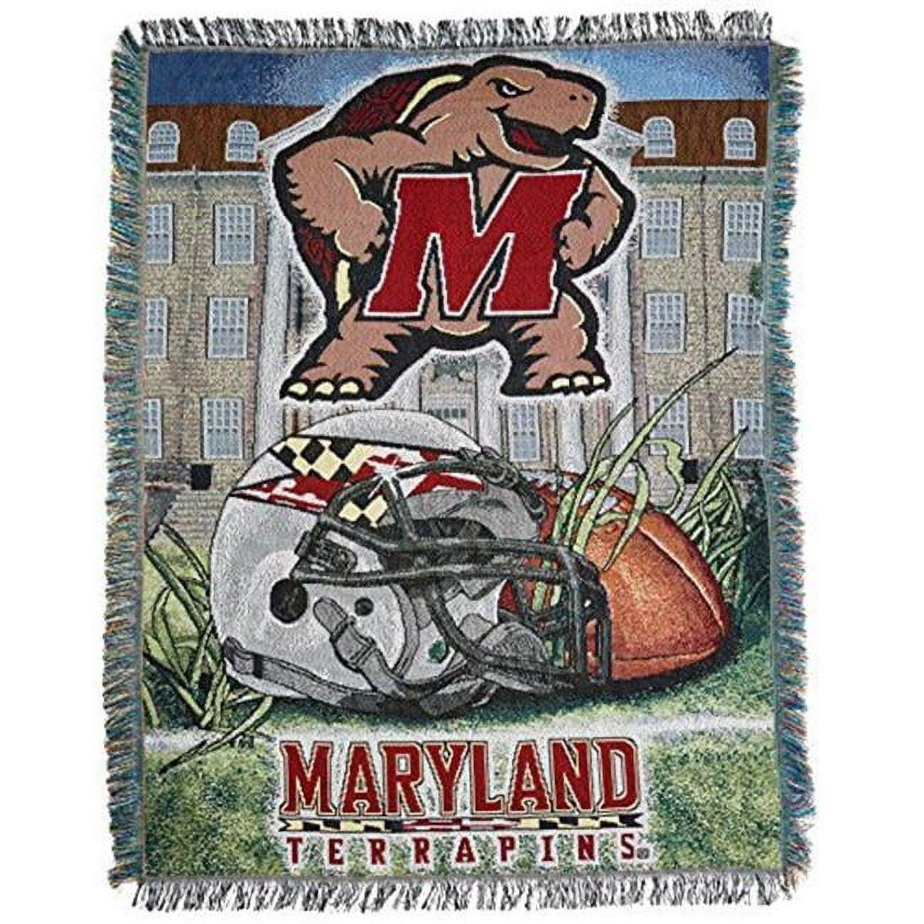 Maryland Terrapins Multicolor Acrylic Tapestry Throw Blanket