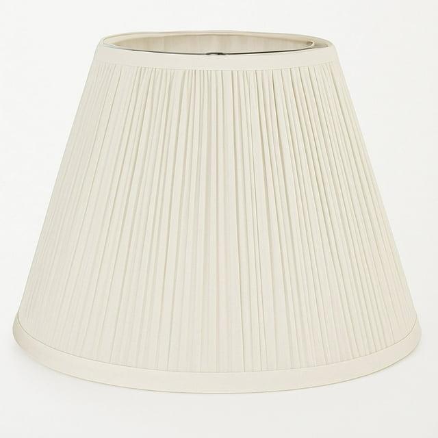 White Pleated Lamp Shade 7" x 13" x 10" Tall