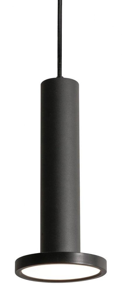 AFX  Luna LED Pendant with White Acrylic 12 Black Small 5 inch Under 6 Inches