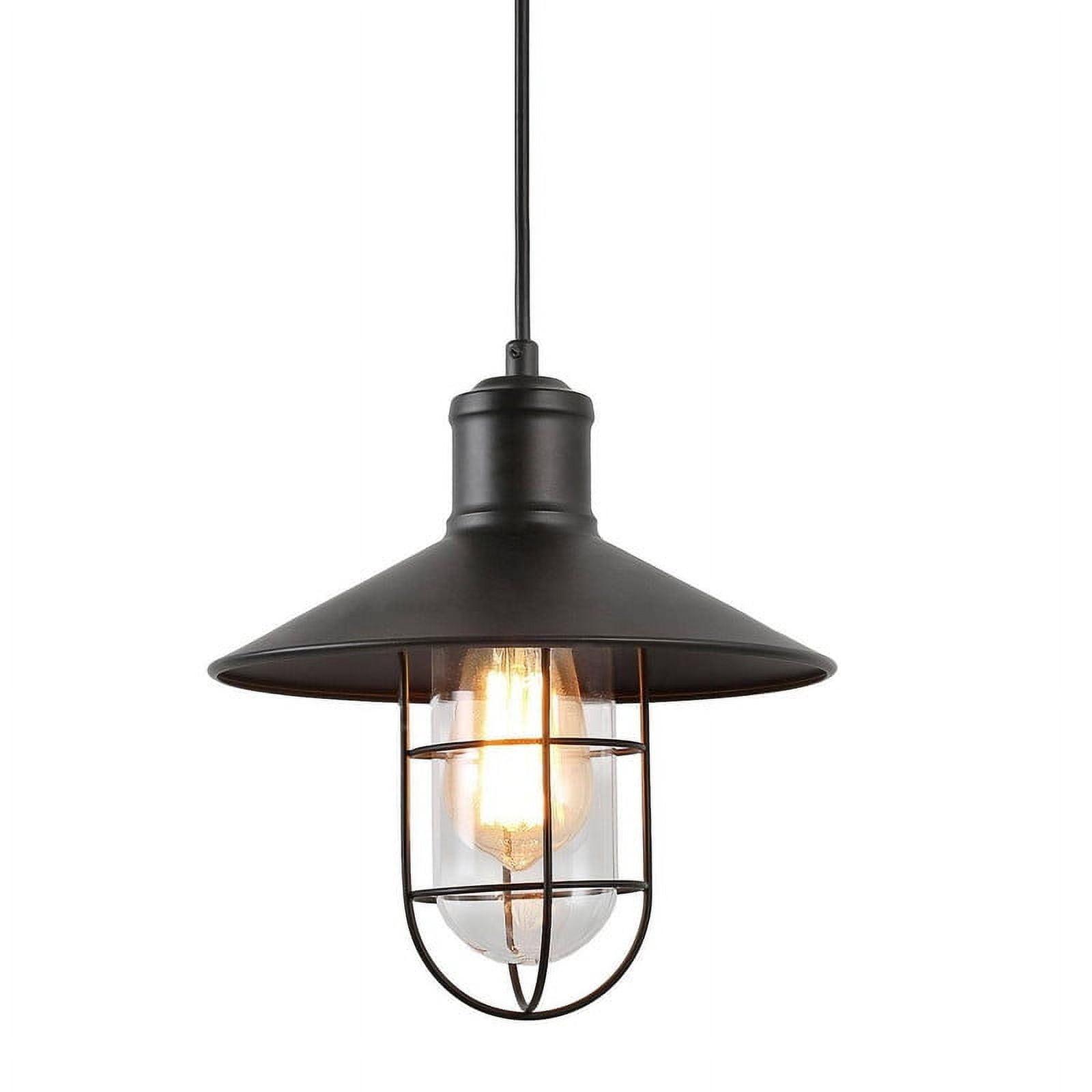 1 - Light Satin Black Single Pendant